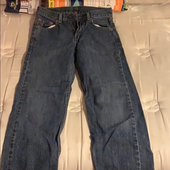 Boys/men blue jeans size 25x 27 relaxed - Picture 1 of 6